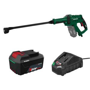 PARKSIDE® Aku tlakový čistič 20 V PDRA 20-Li D4 + Rýchlonabíjačka akumulátora 20 V/4, 5 A + Akumulátor 20 V/4 Ah vyobraziť