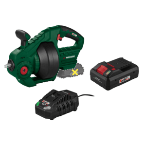 PARKSIDE® Aku čistič potrubia PARRW 20-Li A1 + Smart akumulátor 20 V/4 Ah + Rýchlonabíjačka 20 V/4, 5 A vyobraziť