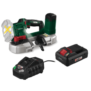 PARKSIDE® Aku pásová píla 20 V PMBA 20-Li A1 + Smart akumulátor 20 V/4 Ah + Rýchlonabíjačka 20 V/4, 5 vyobraziť