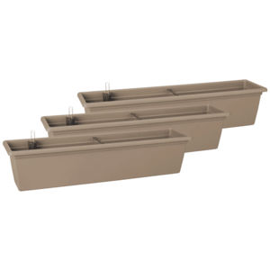 PARKSIDE® Kvetináč Winchester, 80 cm, béžový, 3 kusy vyobraziť