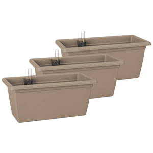 PARKSIDE® Kvetináč, 40 cm, béžový, 3 kusy vyobraziť