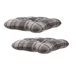 LIVARNO® Podsedák, 38 x 38 cm, sivý, 2 kusy vyobraziť