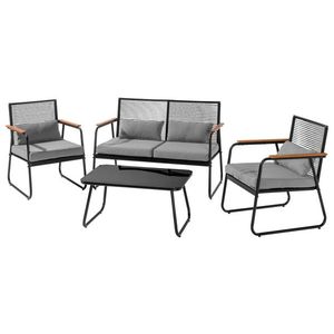 LIVARNO® Záhradná sedacia súprava, 4-dielna vyobraziť