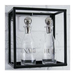 HowHomely Nástenná polica 20x20 cm čierna 10-1581/20/ vyobraziť