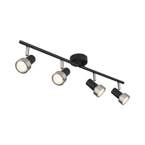 Globo 57917-4N - Bodové svietidlo MASON 4xGU10/25W/230V čierna/strieborná 57917-4N vyobraziť