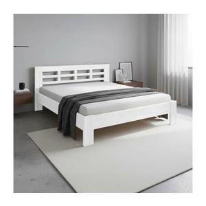 Dvojlôžková posteľ z masívu ANGELA 180x200 cm biela 8590828141341 vyobraziť