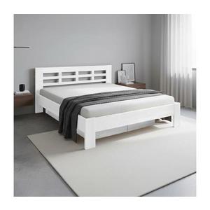 Dvojlôžková posteľ z masívu s úložným priestorom ANGELA 180x200 cm biela 8590828141631 vyobraziť