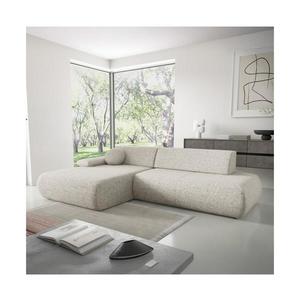 Rohová rozkladacia sedacia súprava s úložným priestorom do tvaru L PRATO ľavá béžová 8590828986119 vyobraziť