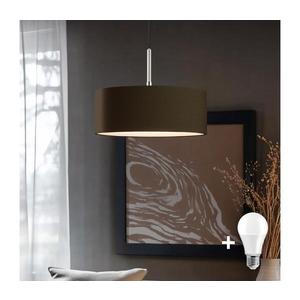 Eglo - LED závesný luster TUNJA 1xE27/60W/230V hnedý 1xEG32517+1xEG32474 vyobraziť