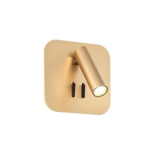 Redo 01-2977 - LED nástenné svietidlo QUDA LED/6W/230V + LED/3W CRI 90 zlaté 01-2977 vyobraziť