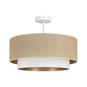 Prisadené stropné svietidlo SARTA 1xE27/60W/230V pr. 45 cm biela/juta H0189 vyobraziť