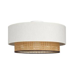 Stropné svietidlo NATIA 1xE27/60W/230V priemer 45 cm biela/hnedá H0238 vyobraziť