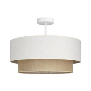 Prisadený luster NATIA 1xE27/60W/230V pr. 45 cm biela/hnedá H0242 vyobraziť