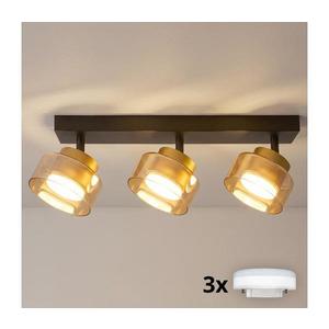 Brilagi - LED Bodové svietidlo AURA LUX 3xGX53/30W/230V čierna/zlatá WO-OEM-CF-08-GLD vyobraziť