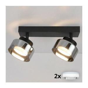 Brilagi - LED Bodové svietidlo AURA LUX 2xGX53/30W/230V čierna/dymová WO-OEM-CF-07-BK vyobraziť