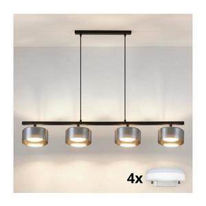 Brilagi - LED Luster na lane AURA LUX 4xGX53/30W/230V čierna/dymová WO-OEM-CF-20-BK vyobraziť
