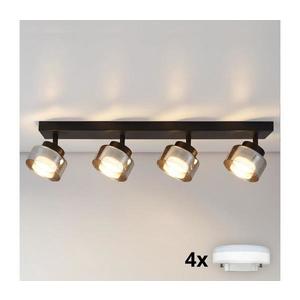 Brilagi - LED Bodové svietidlo AURA LUX 4xGX53/30W/230V čierna/dymová WO-OEM-CF-09-BK vyobraziť