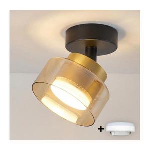 Brilagi - LED Bodové svietidlo AURA LUX 1xGX53/30W/230V pr. 13 cm čierna/zlatá WO-OEM-CF-03-GLD vyobraziť