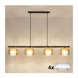 Brilagi - LED Luster na lanku AURA LUX 4xGX53/30W/230V čierna/zlatá WO-OEM-CF-20-GLD vyobraziť