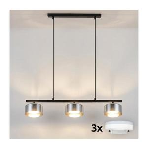Brilagi - LED Závesný luster na lanku AURA LUX 3xGX53/30W/230V čierna/dymová WO-OEM-CF-19-BK vyobraziť