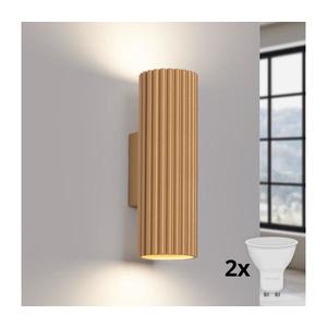 Brilagi - LED nástenné svietidlo CRESTO 2xGU10/10W/230V 20 cm zlaté BR.1651 vyobraziť