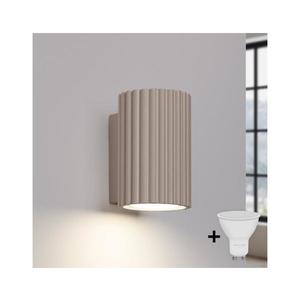 Brilagi - LED nástenné svietidlo CRESTO 1xGU10/10W/230V 10 cm taupe BR.1777 vyobraziť