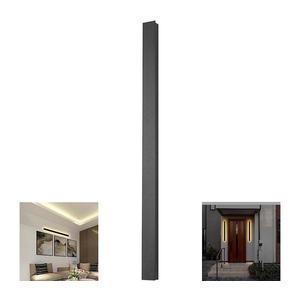 LED vonkajšie nástenné svietidlo LED/23W/230V 3000K IP65 141 cm čierna 10436 vyobraziť