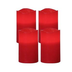 Eglo 410038 - SADA 4x LED vianočných dekorácií MAY LED/0, 066W/3xAAA červená 410038 vyobraziť