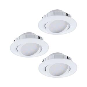 Eglo 95857- SADA 3x stmievateľných zapustených LED svietidiel PINEDA LED/5, 5W/230V 95857 vyobraziť