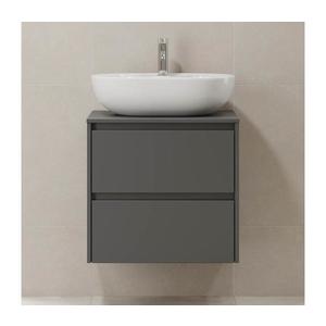 BATH DELUXE Kopalniška omarica TRONDHEIM za umivalnik 60 cm, antracit 03-060-67-43-00 vyobraziť