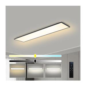 Brilagi - LED stmievateľné svietidlo SLIMFRAME LED/58W/230V 120x30 cm čierne + diaľkový ovládač BRI181 vyobraziť