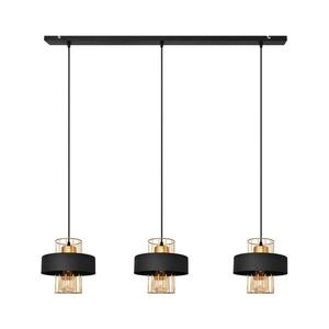 Luster na lanku VOLTA 3xE27/15W/230V čierna/ružové zlato W-L 1377/3 BK+BR vyobraziť