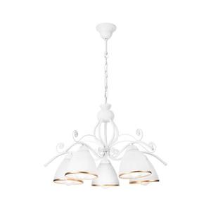 Luster na reťazi RETRO II 5xE27/60W/230V biely LM-5.51/BIAŁY MAT vyobraziť