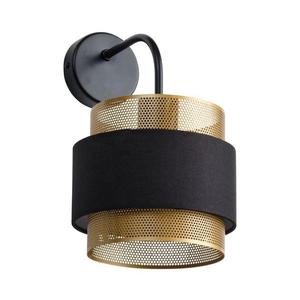 Osram - Nástenné svietidlo DECOR HORNET 1xE27/10W/230V čierna/zlatá 4058075847828 vyobraziť