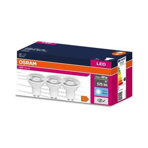 SADA 3x LED Žiarovka PAR16 GU10/6, 9W/230V 4000K - Osram 4058075497658 vyobraziť