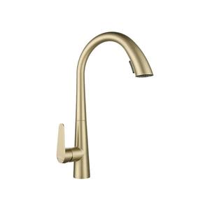 REA-B5312 - Drezová batéria s vysúvacou sprchou ROSS 43 cm brúsené zlato REA-B5312 vyobraziť