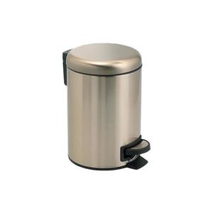 Gedy - odpadkový kôš POTTY 5 l s tichým zatváraním, v matnej zlatej farbe 330987 vyobraziť