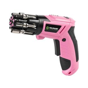 Fieldmann - AKU skrutkovač 3, 6 V 1300 mAh ružový 50005798 vyobraziť