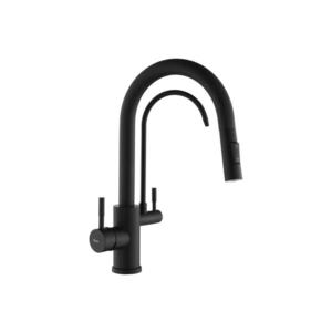 REA-B7564 - Drezová batéria ECO FRESH s výsuvnou sprškou a filtráciou, 37, 5 cm, matná čierna REA-B7564 vyobraziť