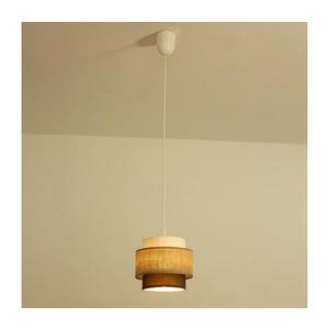 Brilagi - Závesný luster na lanku RESNA 1xE27/60W/230V pr. 20 cm béžová/čierna H0443 vyobraziť