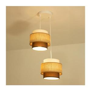 Brilagi - Luster na lanku RESNA 2xE27/60W/230V pr. 30 cm béžová/čierna H0444 vyobraziť