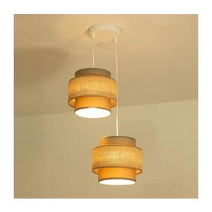 Brilagi - Luster na lanku RESNA 2xE27/60W/230V pr. 30 cm hnedá/béžová H0373 vyobraziť