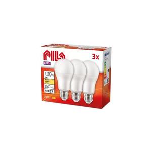 Sada 3x LED žiaroviek Philips Pila E27/13W/230V 2700K 8727900971736 vyobraziť