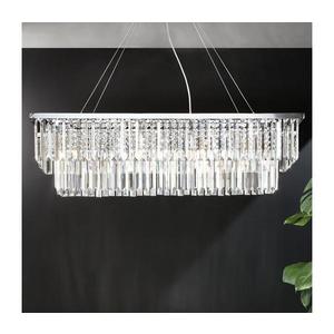 Ondaluce - Krištáľový luster na lanku DAIQUIRI 8xE14/10W/230V lesklý chróm SO.DAIQUIRI/GR vyobraziť