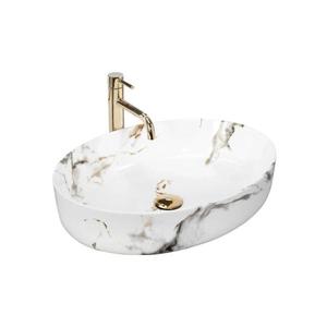 REA-U1232 - Umývadlo na dosku QUEEN 41, 5x55 cm keramika/imitácia kameňa REA-U1232 vyobraziť