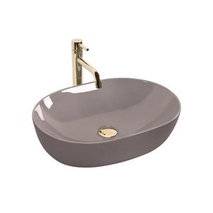 REA-U6380 - Umývadlo na dosku LISA 35x49 cm keramika/lesklá hnedá REA-U6380 vyobraziť