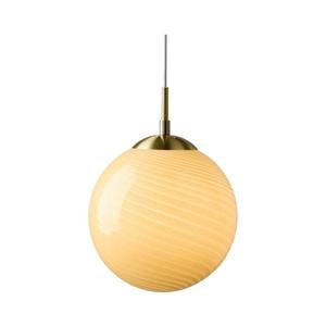 Halo Design 748365 - Luster na lanku CANDY 1xE27/25W/230V priemer 20 cm béžová/mosadz 748365 vyobraziť