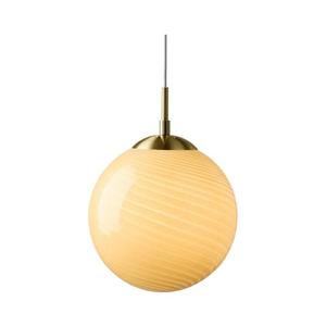 Halo Design 748587 - Závesný luster na kábli CANDY 1xE27/25W/230V pr. 30 cm béžová/mosadz 748587 vyobraziť