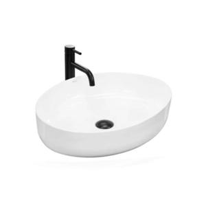 REA-U1223 - Umývadlo na dosku QUEEN 41, 5x55 cm keramika/lesklá biela REA-U1223 vyobraziť