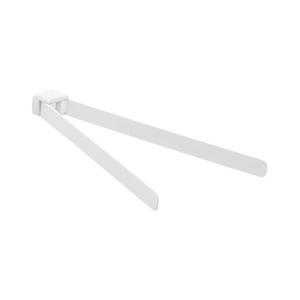 Gedy - Nástenný vešiak na uteráky PIRENEI 35, 9 cm, matná biela PI2302 vyobraziť